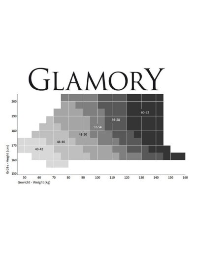 Glamory Deluxe 20 Halterlose Strümpfe mit Spitze Schwarz