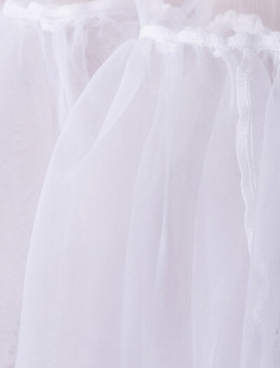 Kurzer Petticoat Weiss