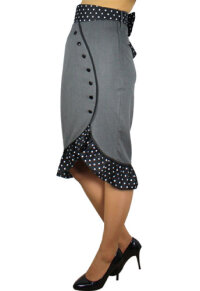 Ruffle Pencil Skirt