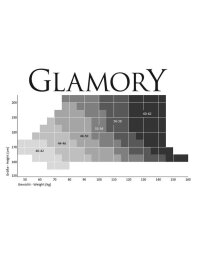 Glamory Deluxe 20 Halterlose Strümpfe mit Spitze Schwarz/Rot