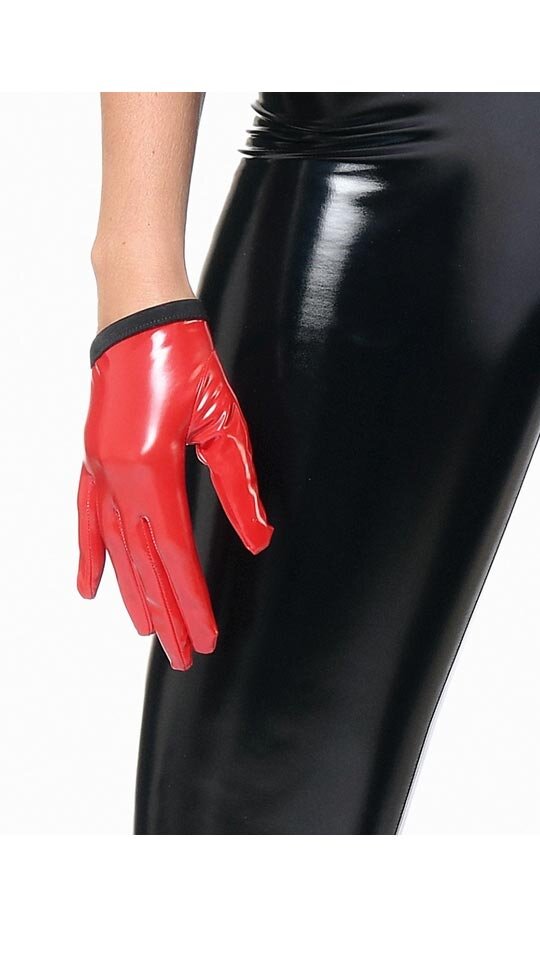 Handschuhe,Handschuhe günstig Kaufen-Molly Lack Handschuhe Rot. Molly Lack Handschuhe Rot . 