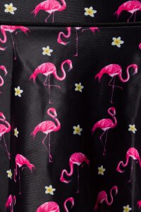 Vintage Baderöckchen mit Flamingomuster
