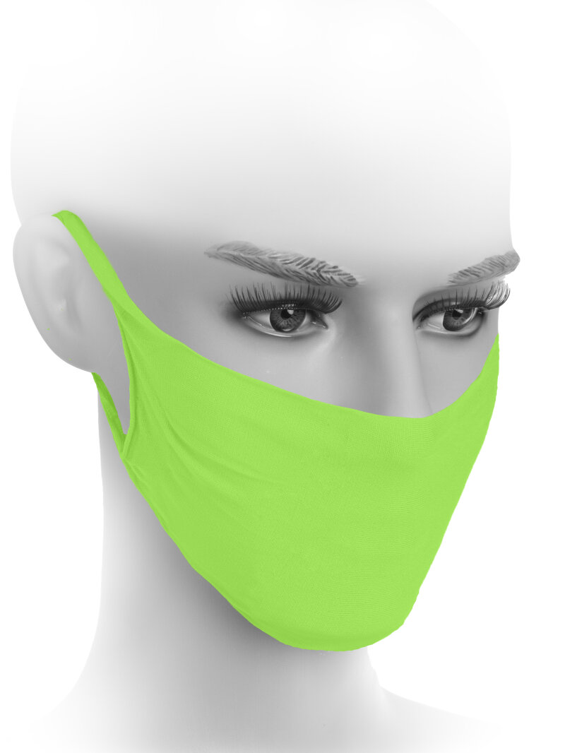 Gesichtsmaske günstig Kaufen-Gesichtsmaske in Neongrün. Gesichtsmaske in Neongrün . 