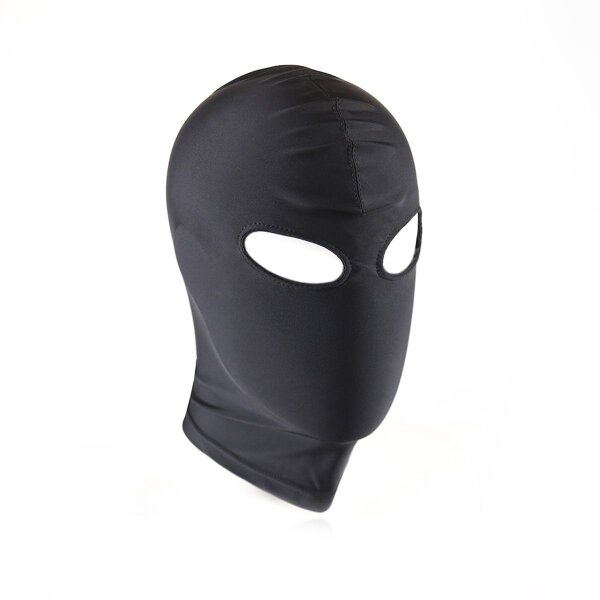 Spandex-Maske mit offenem Augen Schwarz