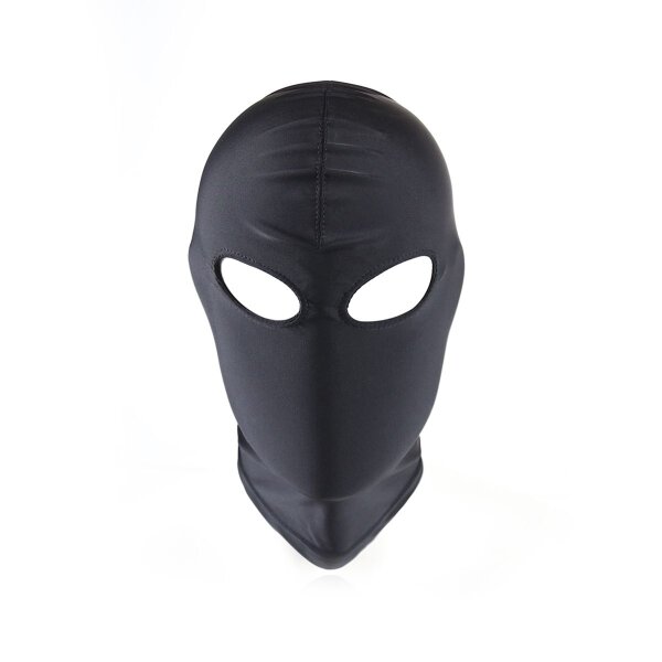 Spandex-Maske mit offenem Augen Schwarz