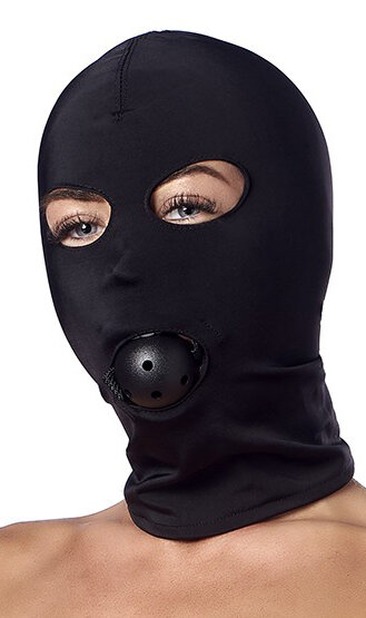Spandex-Maske mit Mundknebel