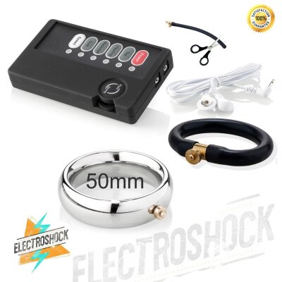 Electroshock Cockring-Set 50 mm