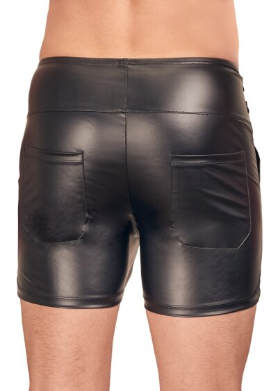 High Waist-Shorts im Wetlook XL