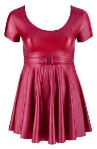 XXL-Kkleid mit Zierschnalle Rot
