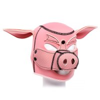 Schweinekopf-Maske aus Neopren