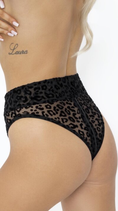 Panty im Leoparden-Look