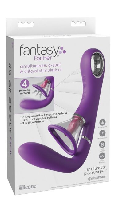 G-Punkt-Vibrator mit Klitoris-Vibrozunge