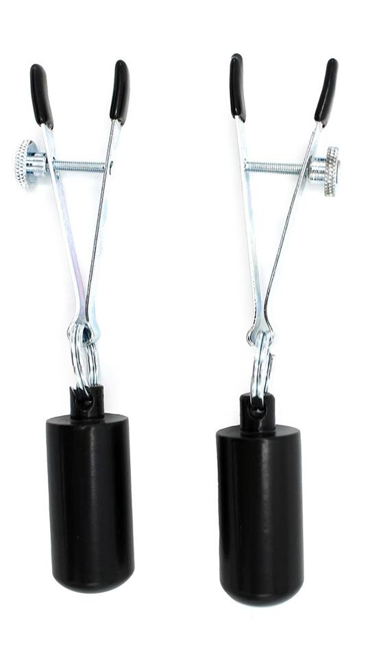 Klammern Klammern günstig Kaufen-BDSM Verstellbare Klammern mit Gewichten. BDSM Verstellbare Klammern mit Gewichten . 