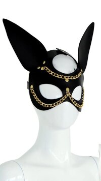 Bunny-Maske aus Leder