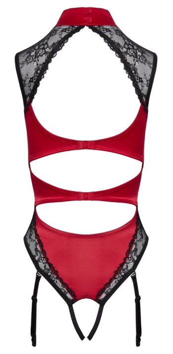 Roter Straps-Body ouvert