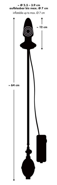 Pumpbarer Vibro-Analplug