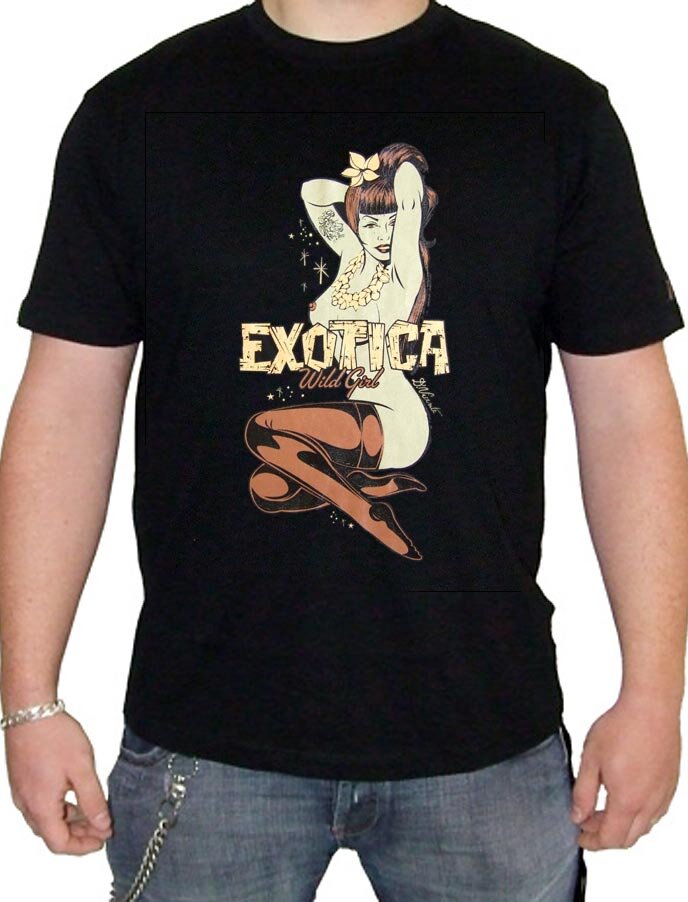 Girl günstig Kaufen-Exotica Girl T-Shirt. Exotica Girl T-Shirt . 